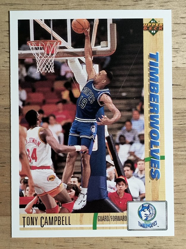 1991-92 Upper Deck #326 Tony Campbell