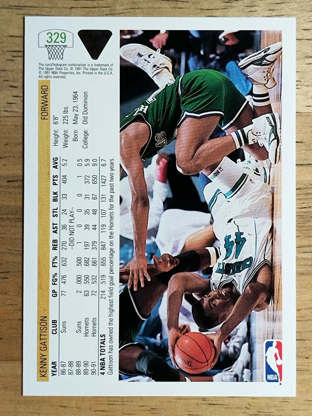 1991-92 Upper Deck #329 Kenny Gattison