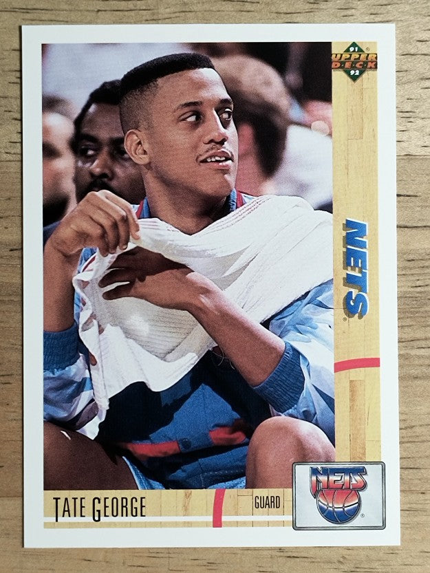 1991-92 Upper Deck #336 Tate George