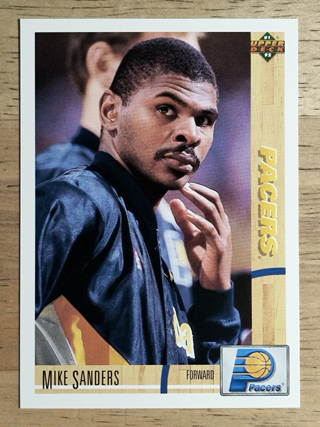 1991-92 Upper Deck #337 Mike Sanders