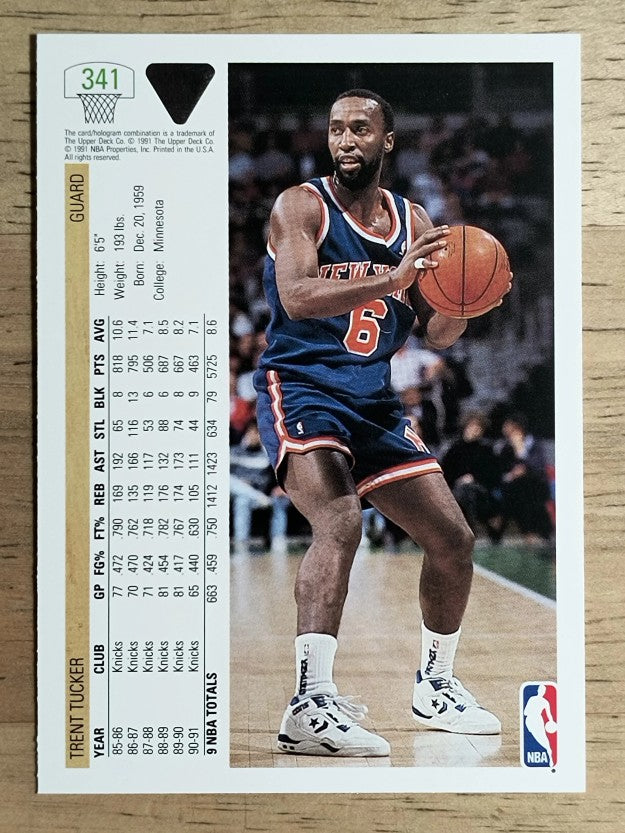 1991-92 Upper Deck #341 Trent Tucker