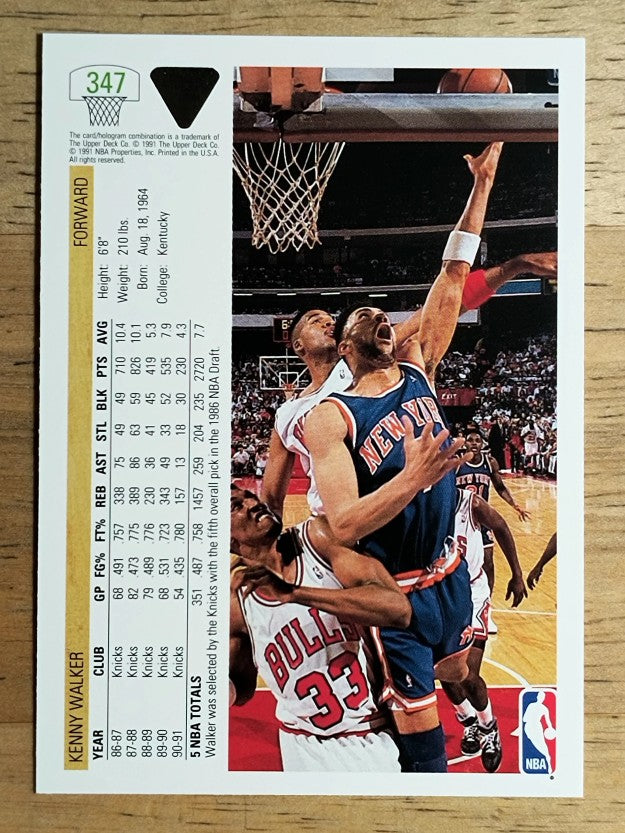 1991-92 Upper Deck #347 Kenny Walker