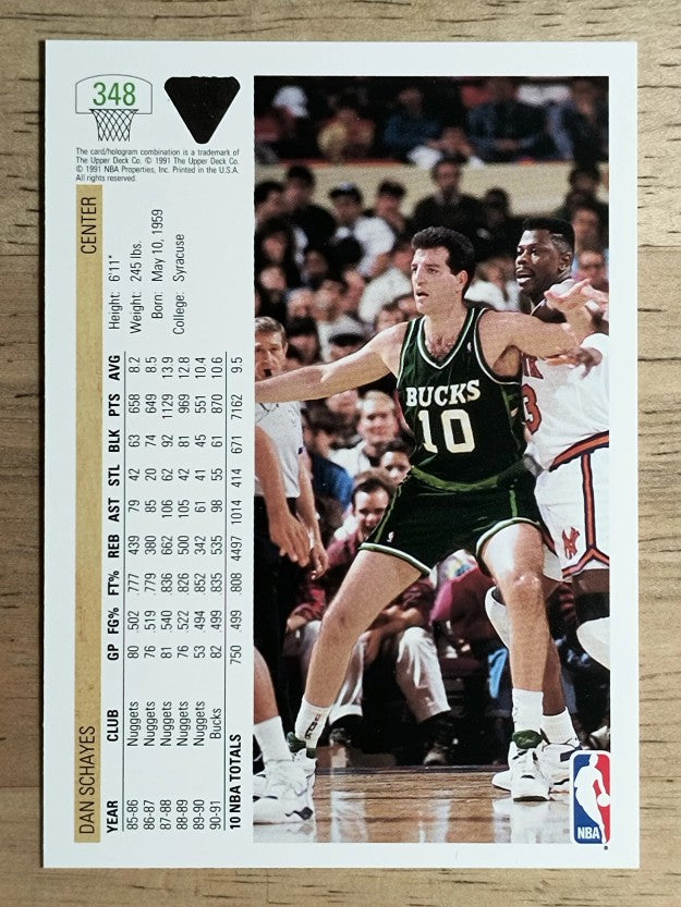 1991-92 Upper Deck #348 Danny Schayes