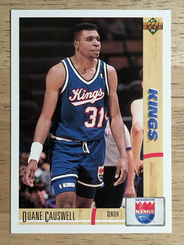 1991-92 Upper Deck #358 Duane Causwell