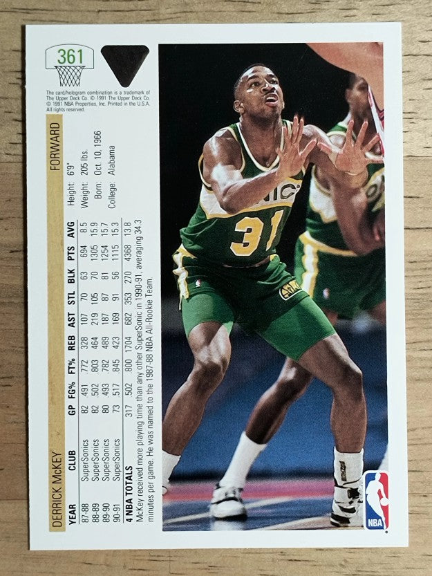 1991-92 Upper Deck #361 Derrick McKey