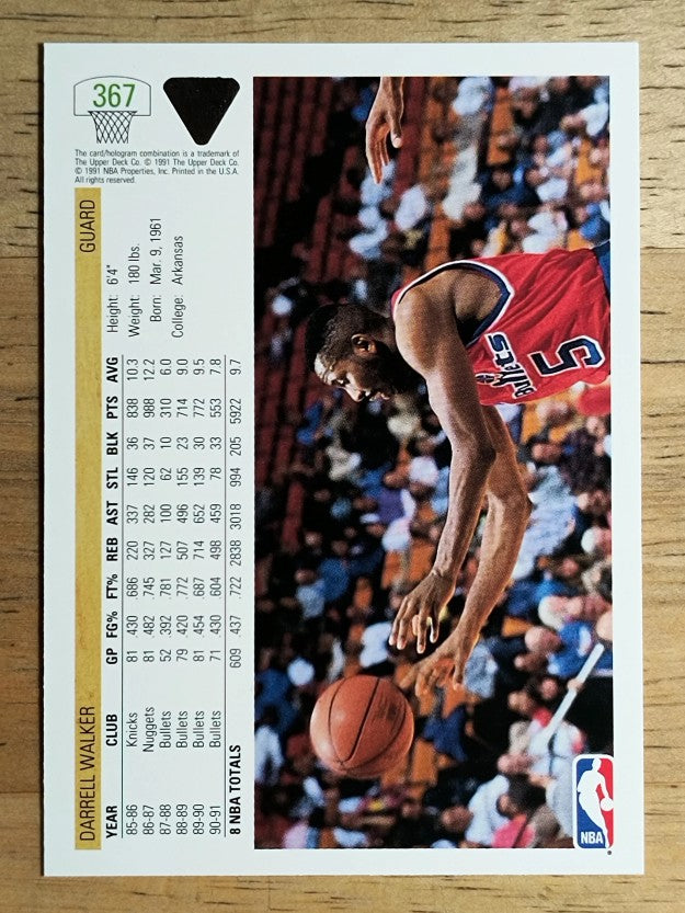 1991-92 Upper Deck #367 Darrell Walker