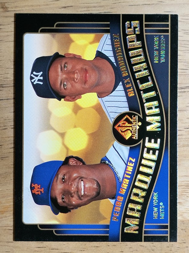2008 SP Authentic Marquee Matchups #MM49 Pedro Martinez/Alex Rodriguez
