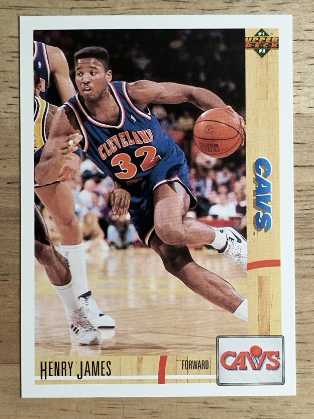 1991-92 Upper Deck #369 Henry James