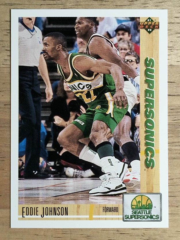 1991-92 Upper Deck #371 Eddie Johnson