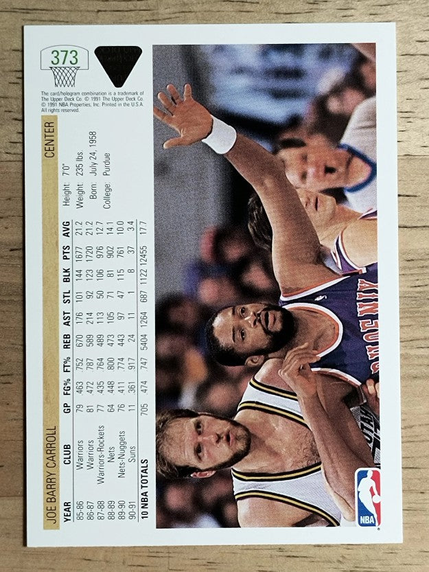 1991-92 Upper Deck #373 Joe Barry Carroll