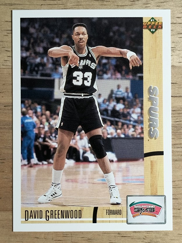 1991-92 Upper Deck #374 David Greenwood