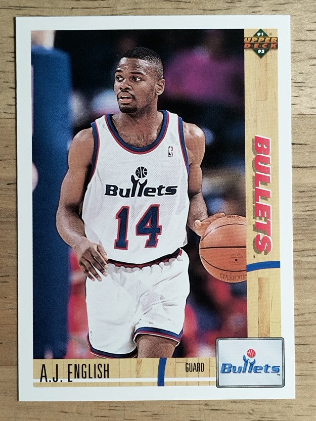 1991-92 Upper Deck #387 A.J. English