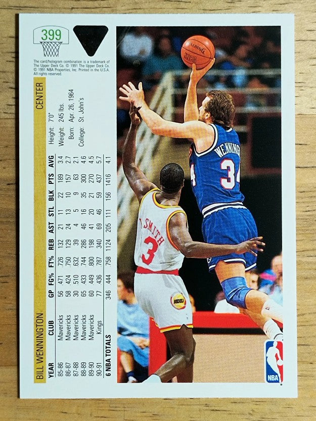 1991-92 Upper Deck #399 Bill Wennington