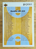 1991-92 Upper Deck #400 Checklist 301-400