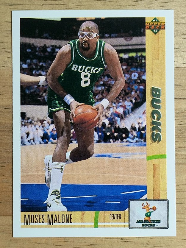 1991-92 Upper Deck #402 Moses Malone