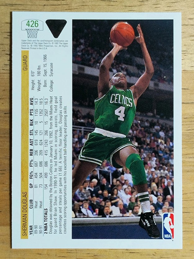 1991-92 Upper Deck #426 Sherman Douglas
