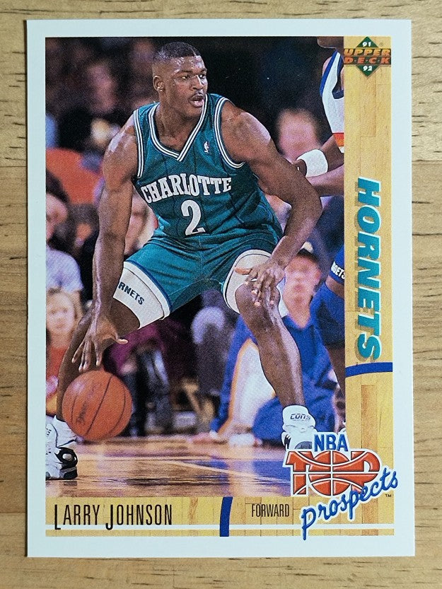 1991-92 Upper Deck #445 Larry Johnson TP