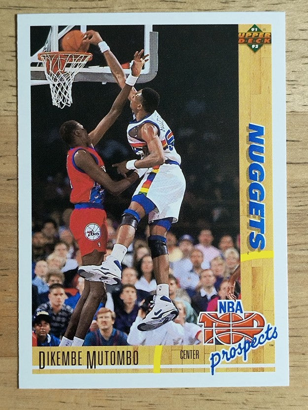 1991-92 Upper Deck #446 Dikembe Mutombo TP
