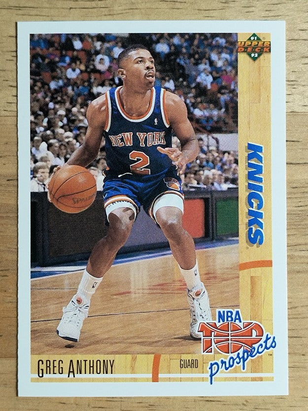 1991-92 Upper Deck #448 Greg Anthony TP