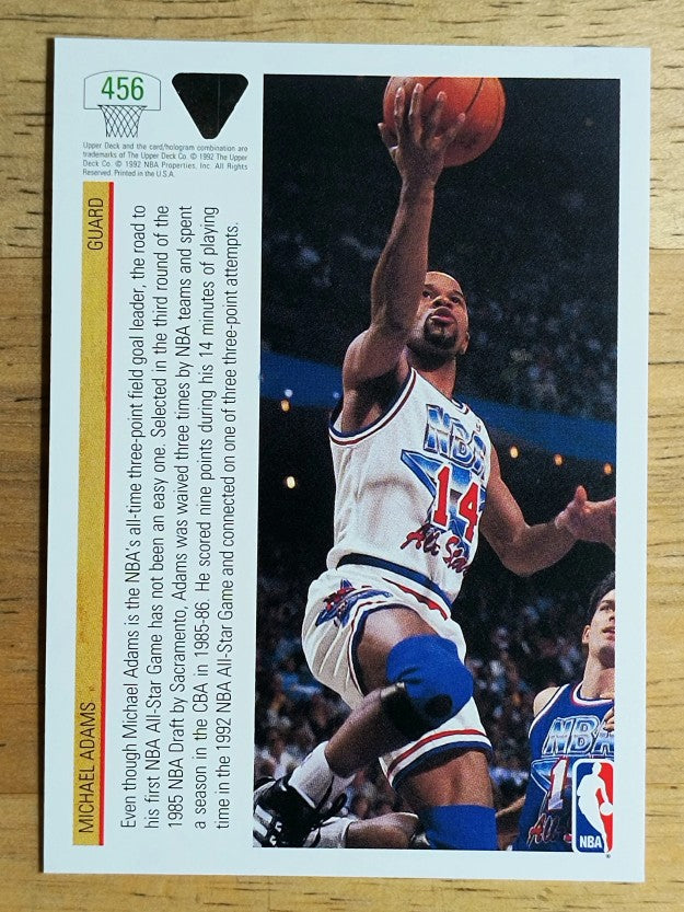 1991-92 Upper Deck #456 Michael Adams AS