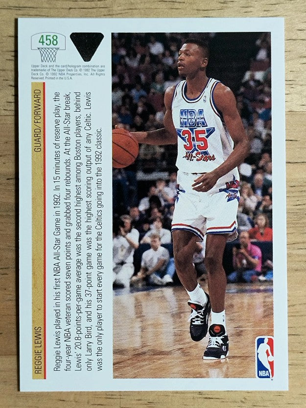 1991-92 Upper Deck #458 Reggie Lewis AS