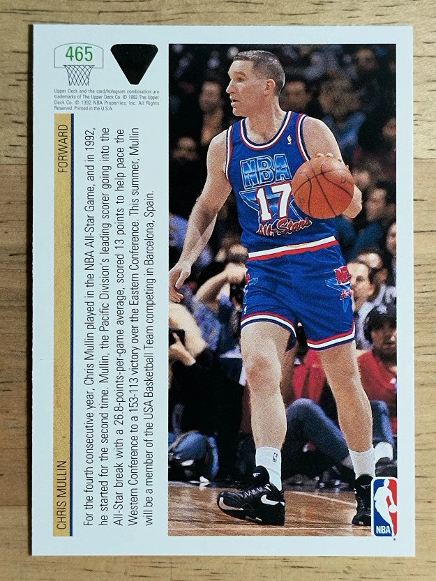 1991-92 Upper Deck #465 Chris Mullin AS