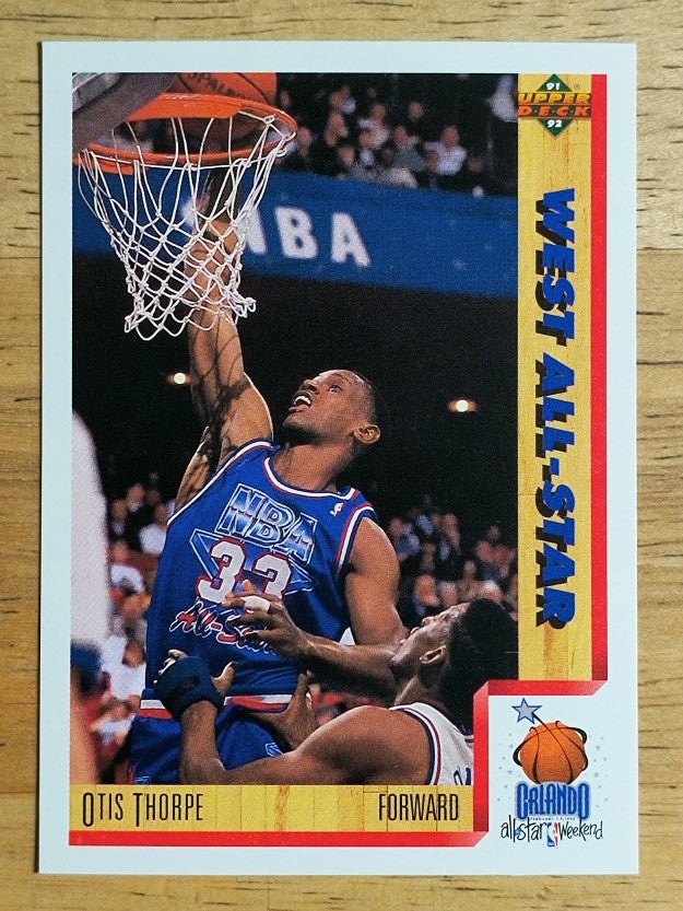 1991-92 Upper Deck #474 Otis Thorpe AS