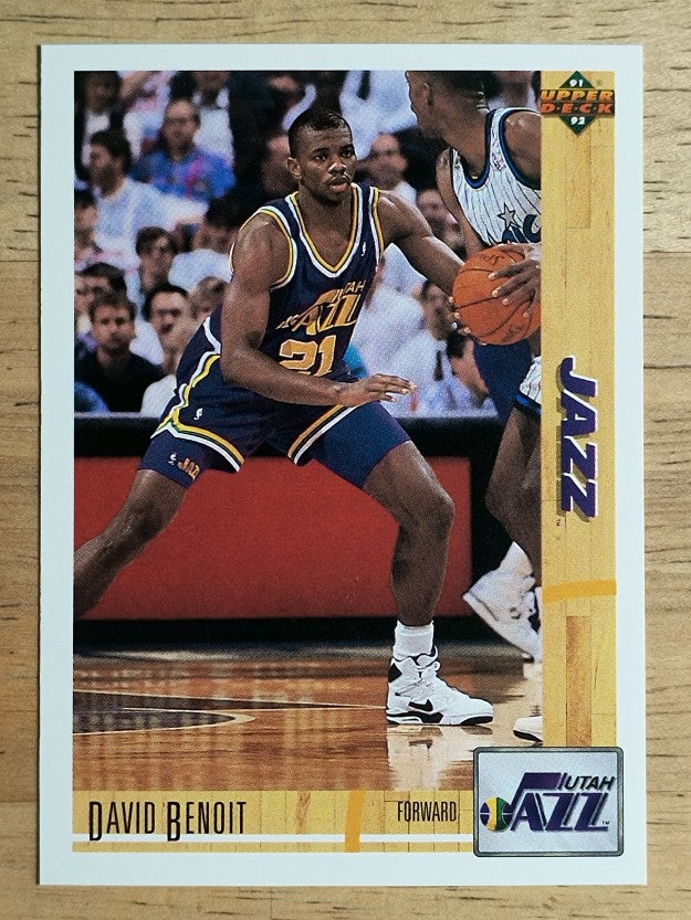 1991-92 Upper Deck #487 David Benoit RC