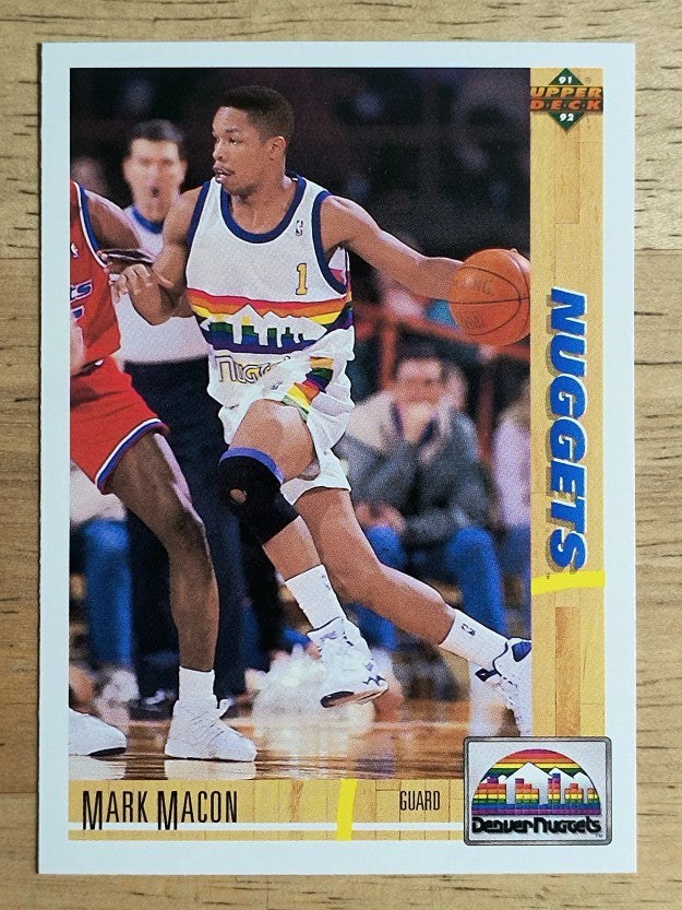 1991-92 Upper Deck #489 Mark Macon RC