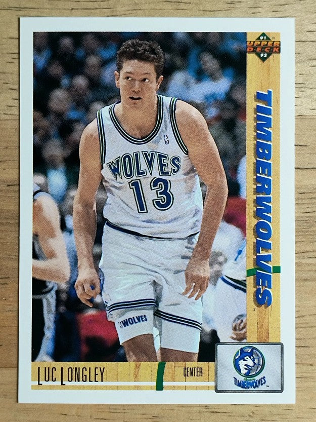 1991-92 Upper Deck #491 Luc Longley RC