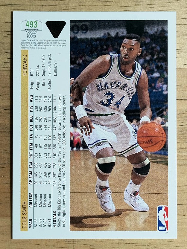 1991-92 Upper Deck #493 Doug Smith RC