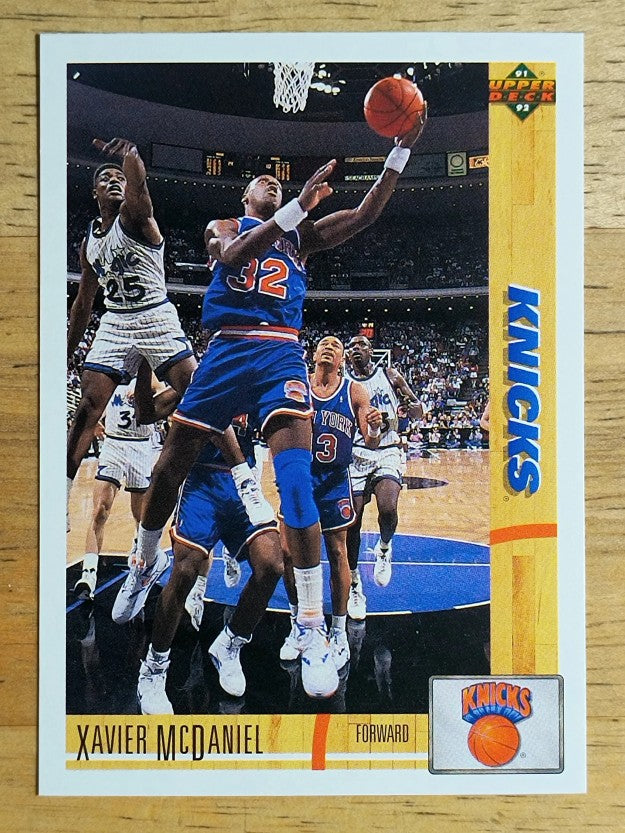 1991-92 Upper Deck #495 Xavier McDaniel