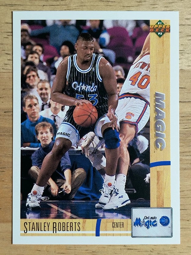 1991-92 Upper Deck #497 Stanley Roberts RC