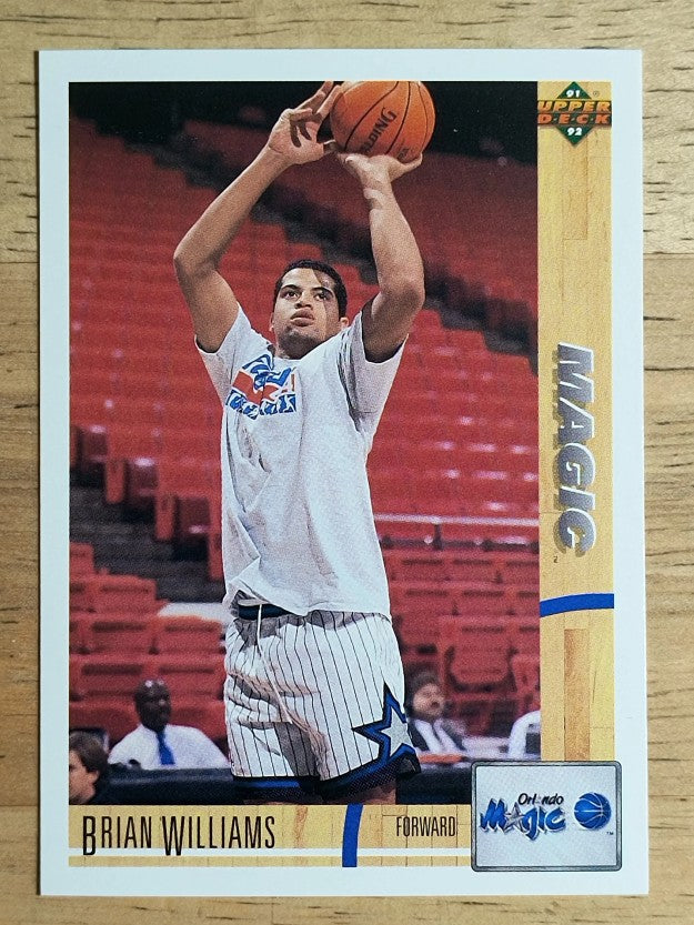 1991-92 Upper Deck #499 Brian Williams RC
