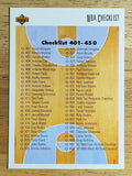 1991-92 Upper Deck #500 Checklist Card