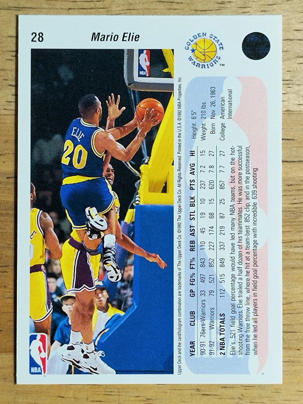 1992-93 Upper Deck #28 Mario Elie
