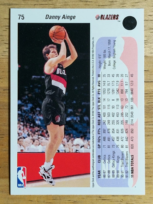 1992-93 Upper Deck #75 Danny Ainge