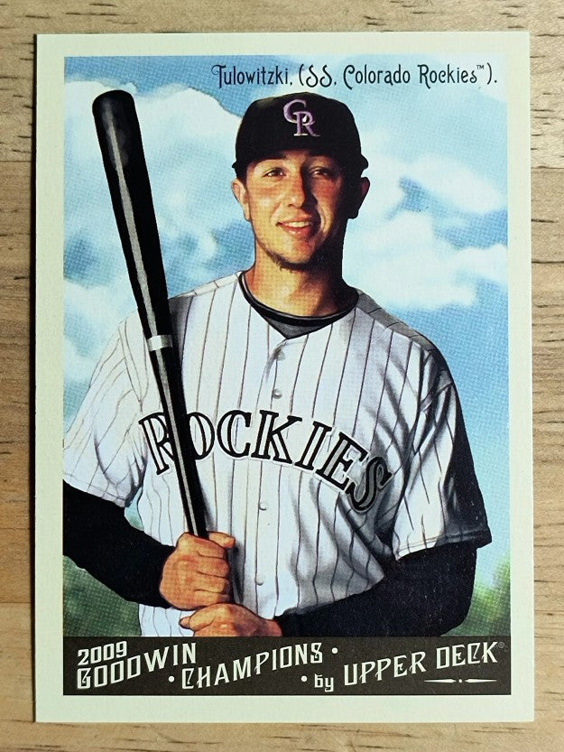 2009 Upper Deck Goodwin Champions #126a Troy Tulowitzki Day