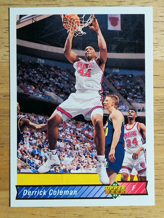 1992-93 Upper Deck #124 Derrick Coleman