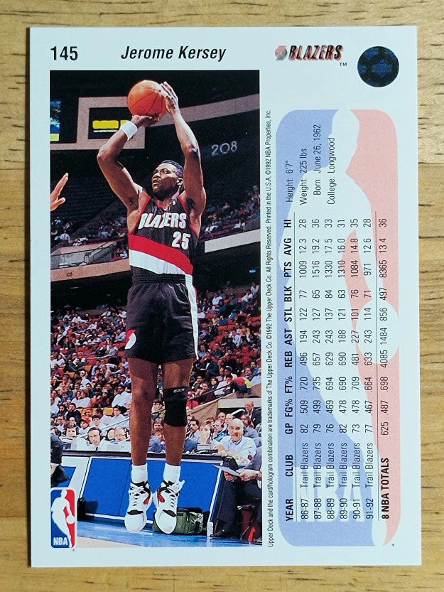 1992-93 Upper Deck #145 Jerome Kersey