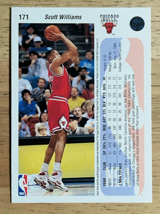 1992-93 Upper Deck #171 Scott Williams
