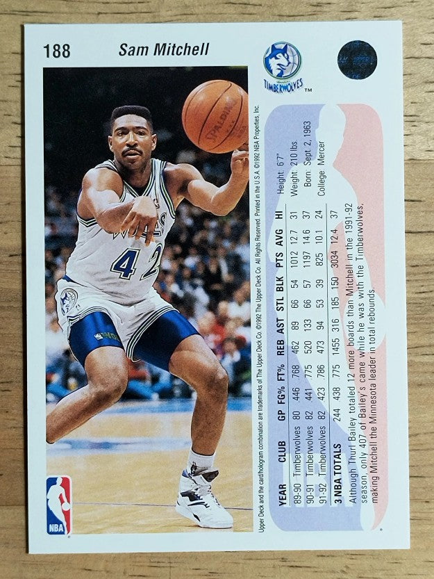 1992-93 Upper Deck #188 Sam Mitchell