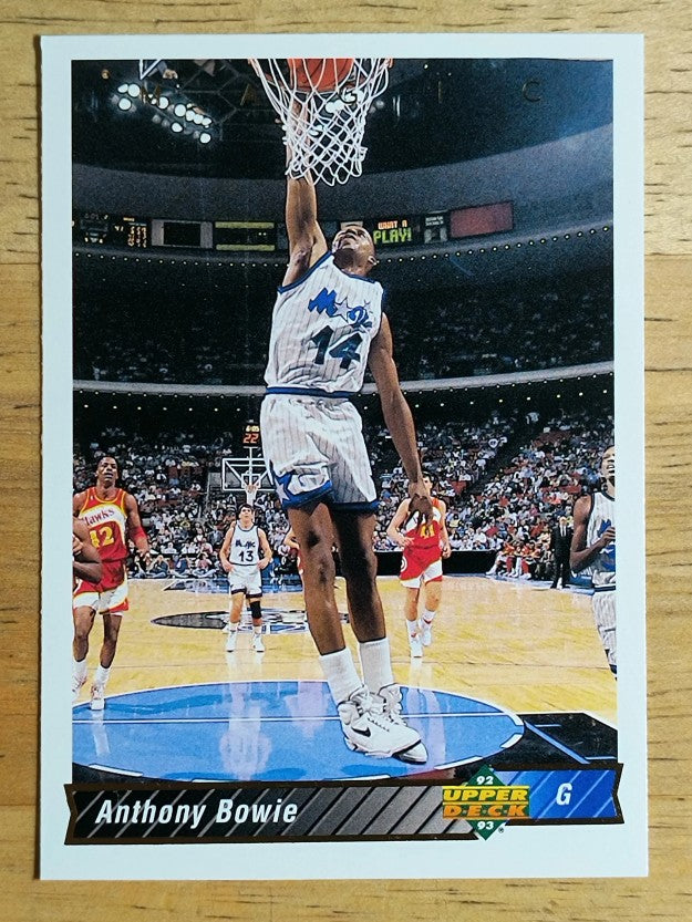 1992-93 Upper Deck #206 Anthony Bowie