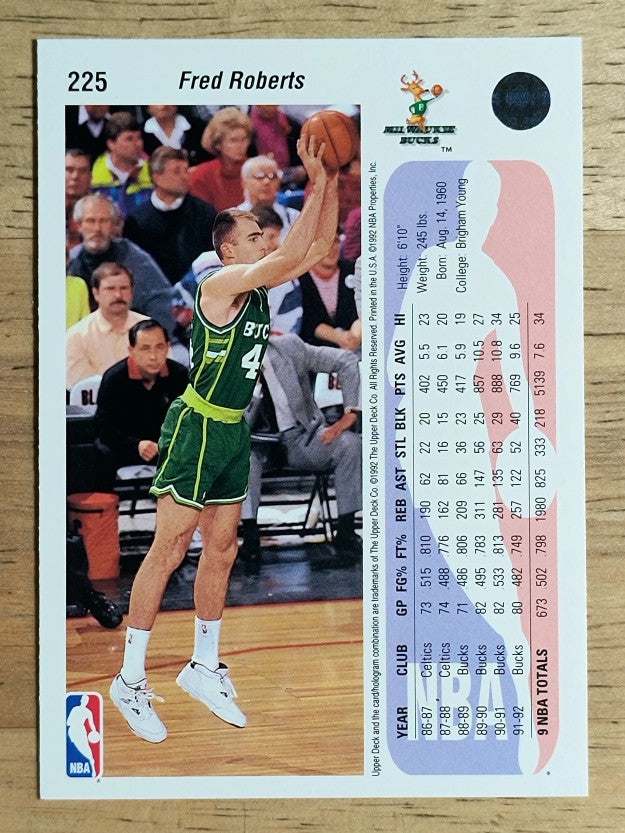 1992-93 Upper Deck #225 Fred Roberts