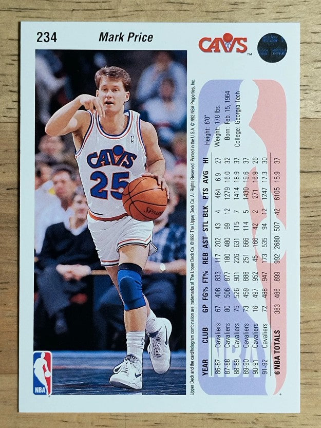 1992-93 Upper Deck #234 Mark Price