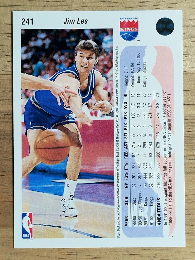 1992-93 Upper Deck #241 Jim Les