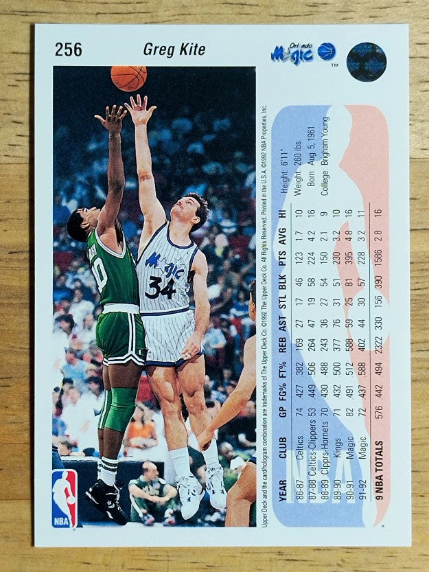 1992-93 Upper Deck #256 Greg Kite