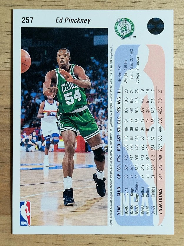 1992-93 Upper Deck #257 Ed Pinckney