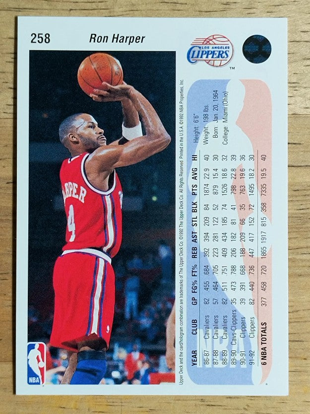 1992-93 Upper Deck #258 Ron Harper