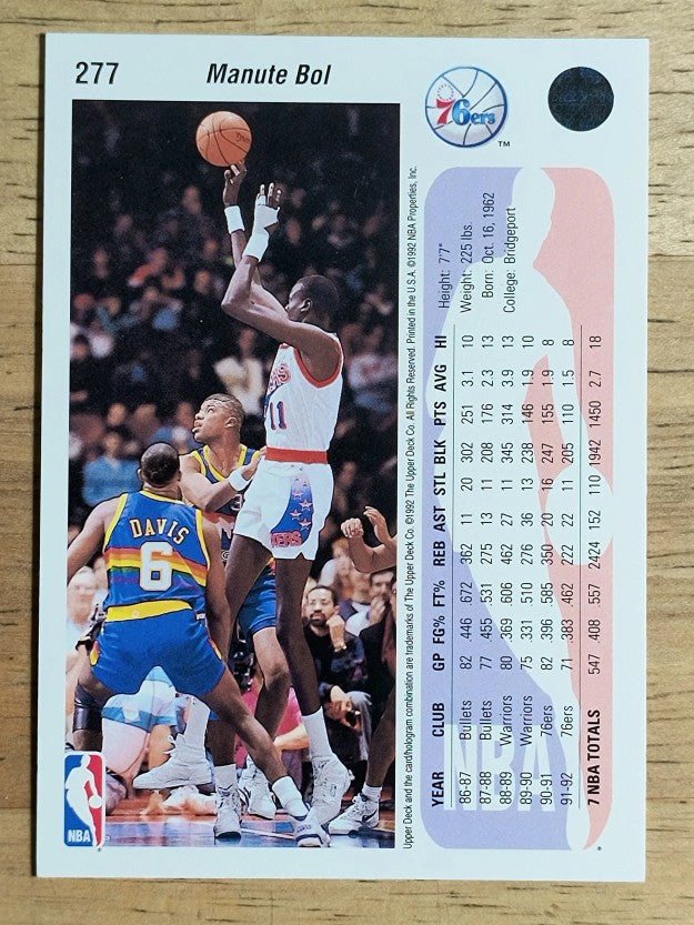 1992-93 Upper Deck #277 Manute Bol